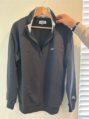 Gerry Weber Men's Black Half-Zip Pullover Sweater